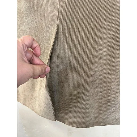 VTG Chaps Ralph Lauren Men's 44L Tan Corduroy Blazer Jacket Sport Coat Career - Picture 4 of 14